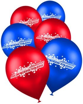 Smooth Industries Birthday Party Balloons 6 Pack